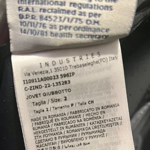 NWT Moncler Jovet Giubbotto Down Jacket | Matt Black | Men's Size 2 (M) - Picture 5 of 5